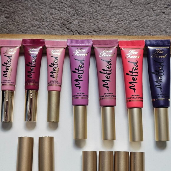 Too Faced MELTED Lipstick Lot - Picture 2 of 6